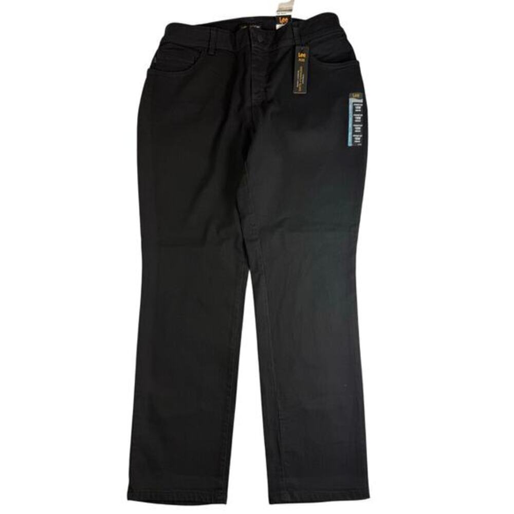 Lee Relaxed Fit Straight Leg High Rise Jeans - 16W